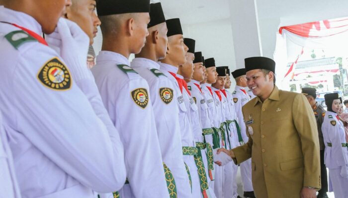 Bupati Kukuhkan Anggota Paskibraka Sergai