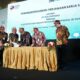 Penandatanganan Perjanjian Kerja Sama antara Unit Induk PT PLN (Persero) dengan Kepala Kantor Wilayah Badan Pertanahan Nasional  se-Sumatera yang digelar di Ballroom Hotel Novotel Palembang, Selasa (15/8/2023).
