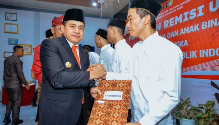 1.147 Warga Binaan Lapas Kelas II/A Labuhanruku Terima Remisi, 38 Bebas