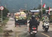 Jalan Nasional Kuning -Medan Masih Terendam Banjir