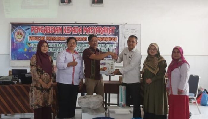 Dosen Perikanan Undhar Edukasi Siswa SMKN Pantai Cermin Cara Pengolahan Perikanan