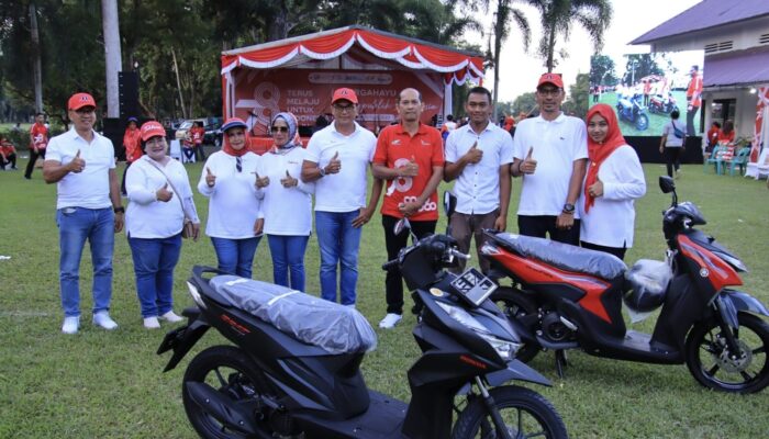 2 Unit Sepeda Motor Lucky Draw Peringatan HUT RI Ke-78 Di PTPN 2