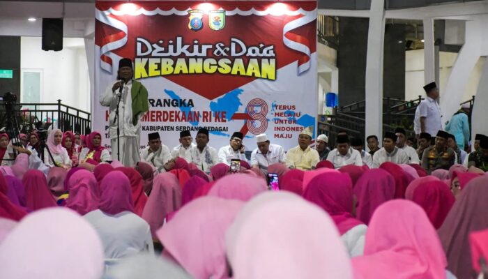 Dihadiri Kapoldasu, Pemkab Sergai Gelar Zikir dan Doa