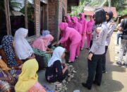 HUT Polwan, Polres Palas Gelar Baksos Dan Bansos