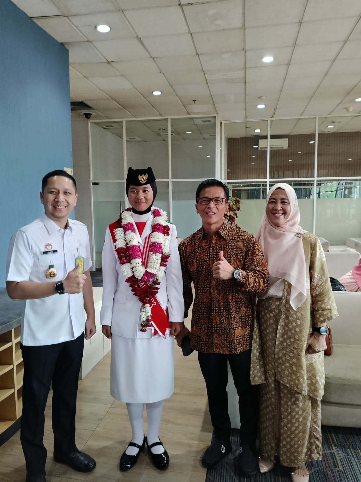 Pemprov Sumut Apresiasi Dua Paskibraka Nasional
