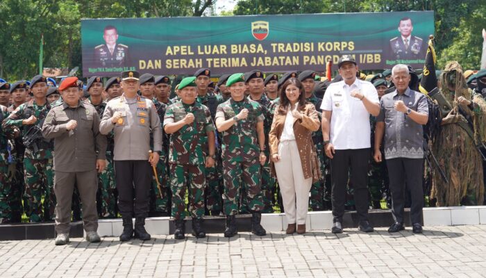 Sertijab Pangdam I/BB, Meutya Hafid kepada Mayjen TNI Mochammad Hasan: Jaga Sinergitas