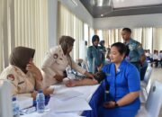 Kegiatan Donor Darah Sambut HUT Ke 77 Jalasenastri Di Lantamal I