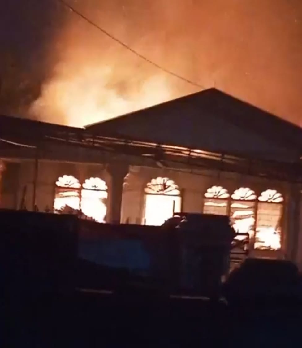 Saat Pesta Ngunduh Mantu, Rumah Mantan Anggota DPRD Langkat Terbakar