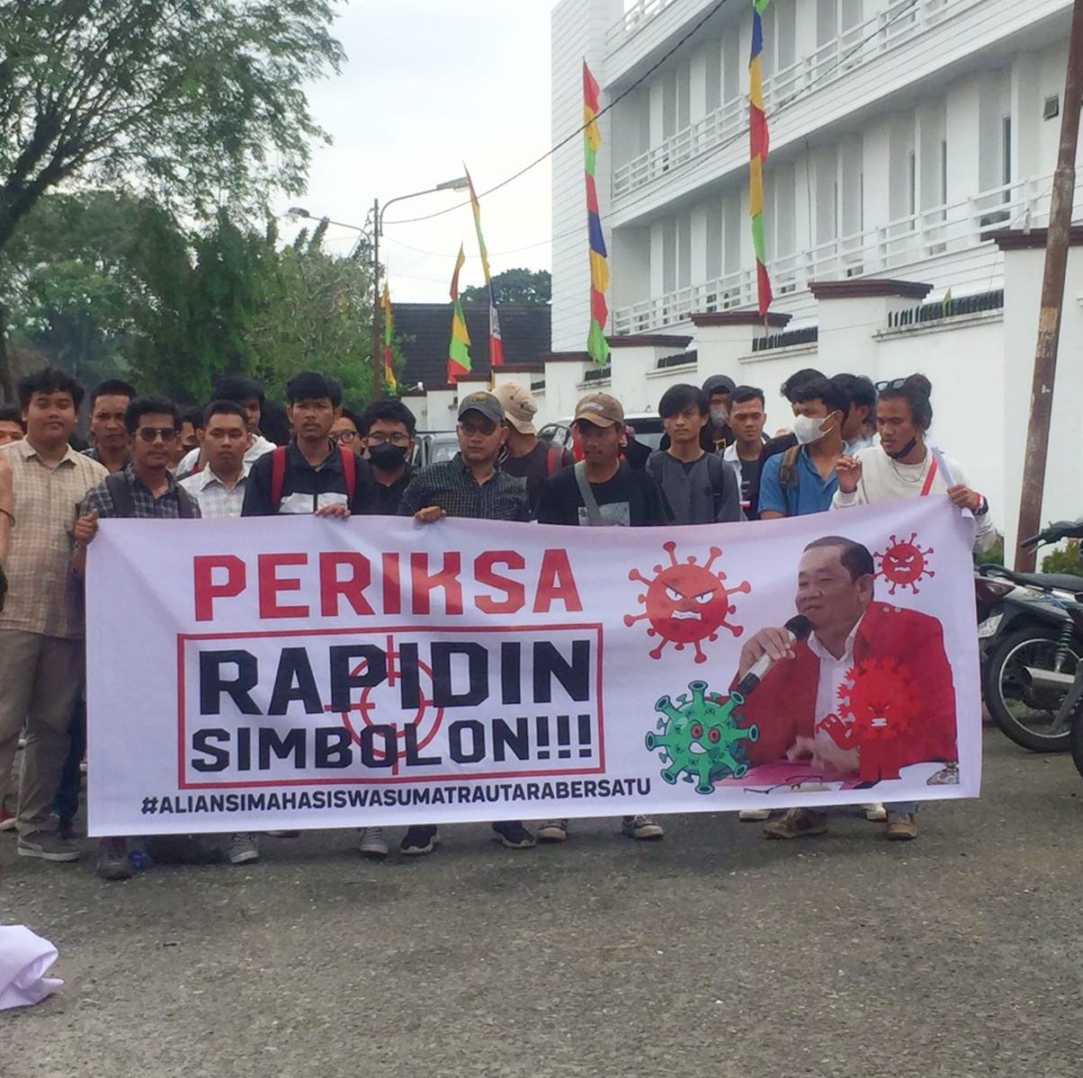 Dugaan Korupsi Dana Covid-19, Mahasiswa Desak Kejatisu Periksa Rapidin Simbolon