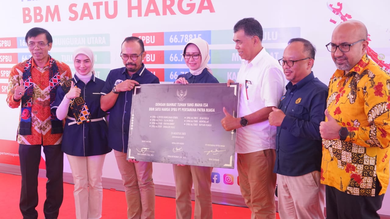 BPH Migas Dan Pertamina Resmikan Lembaga Penyalur BBM Satu Harga Di Natuna