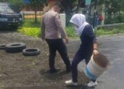 Minyak Goreng Tumpah Bahayakan Pengguna Jalan Di P.Siantar