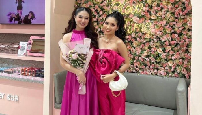 Miss International Supra Global 2022 Ryzia Nabila Sitorus Hadiri Soft Opening Miss Glam Ariska Putri Pertiwi