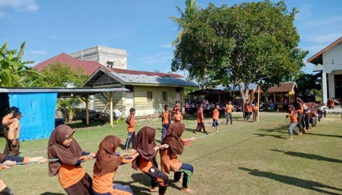Gebyar Agustus Belum Usai, Kepala SDN II Tanah Pasir Gelar Aneka Lomba