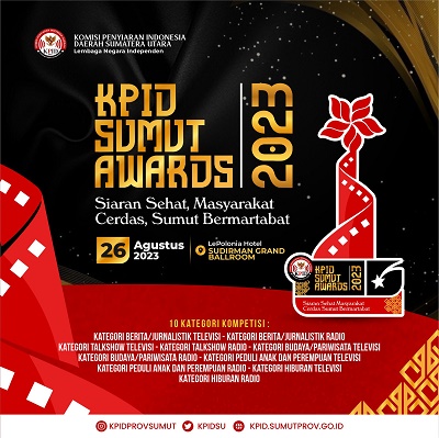 KPID Sumut Award 2023. Waspada/Ist