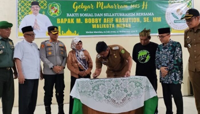Gebyar Muharram, Bobby Nasution Silaturahmi dengan Warga Marelan