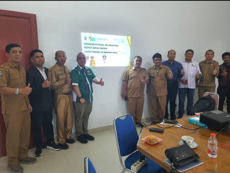 Tim LPPM USU Laporkan Hasil Pelaksanaan PRA Sebagai Komitmen Bersama Masyarakat Di Desa Binaan Saran Padang Kabupaten Simalungun