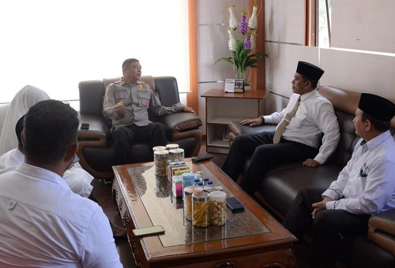 Rektor IAIN Langsa Silaturahmi Ke Dandim Dan Kapolres