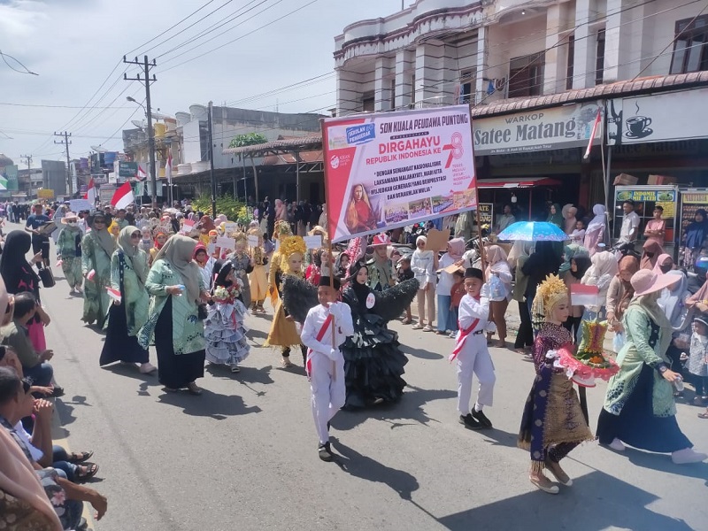 Belasan Ribu Pelajar Karnaval Di Atim