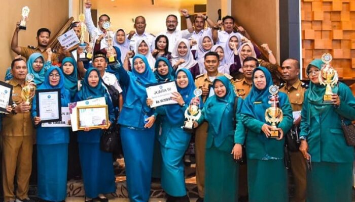 Batubara Raih 9 Penghargaan Lomba HKG PKK Dan Harganas 2023