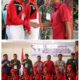 Wakil Bupati Toba, Tonny M.Simanjuntak foto bersama dengan 20 siswa SMA calon Paskibraka Kabupaten Toba. Waspada/Ist