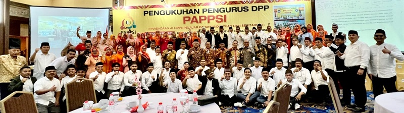 Pengurus DPP PAPPSI foto bersama usai acara pengukuhan di Jakarta. (Waspada/Ist