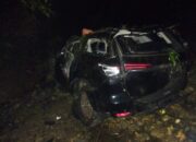 Fortuner Terjun Ke Jurang Jangga Dolok, Satu Tewas Dan 2 Luka
