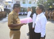 Wali Kota Binjai Serahkan SK P3K Dalam Apel Gabungan