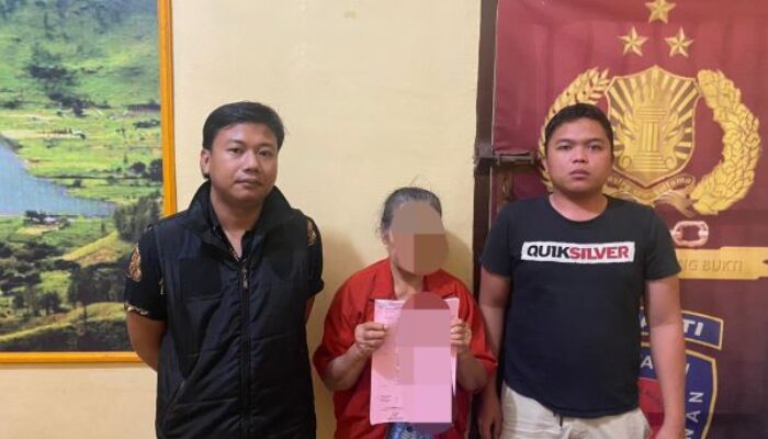 Polres Samosir Tangkap Nenek 76 Tahun Terduga Pembunuh