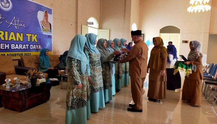 Enam TK Swasta Di Abdya Naik Status Menjadi Negeri