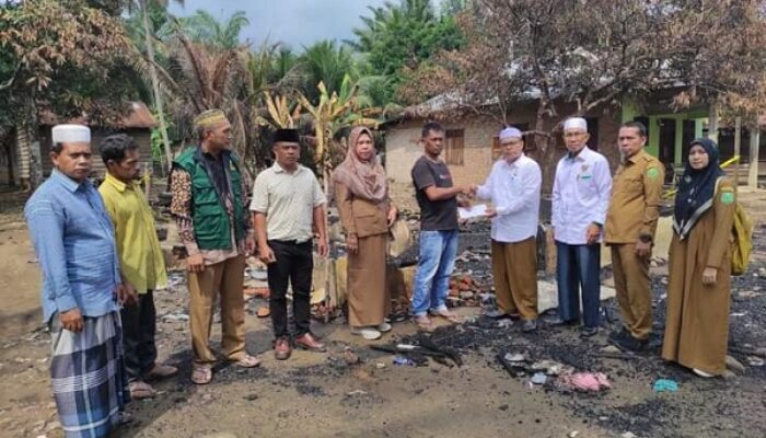 Korban Kebakaran Berterimakasih Atas Perhatian Baznas Palas