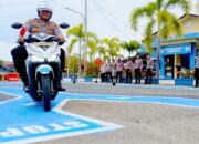 Polres Pidie Uji Coba Ujian Praktik SIM C Berbentuk Sirkuit