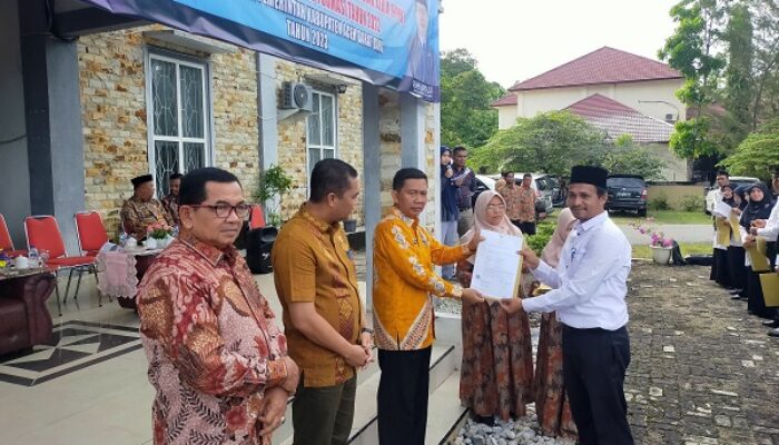 Seratusan Guru Di Abdya Terima SK P3K