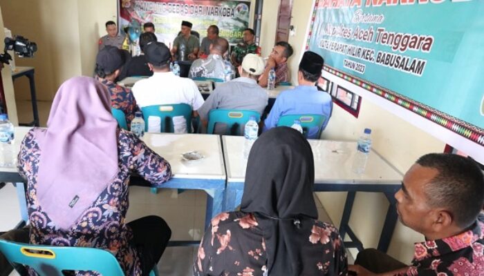 Desa Prapat Hilir Jadi Kampung Bebas Narkoba