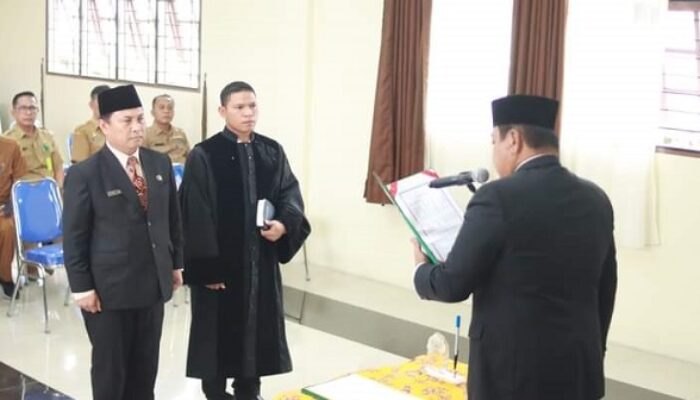 Surung Charles Lamhot Bantjin Dilantik Pj Sekda Dairi