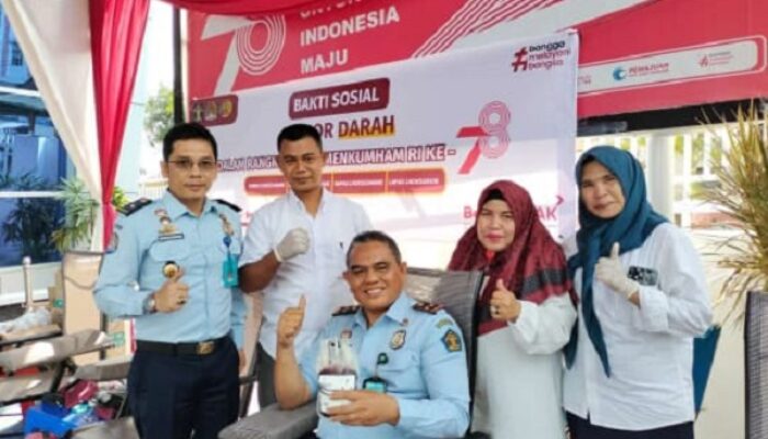 Urus Paspor Sambil Donor Darah Di Imigrasi Lhokseumawe