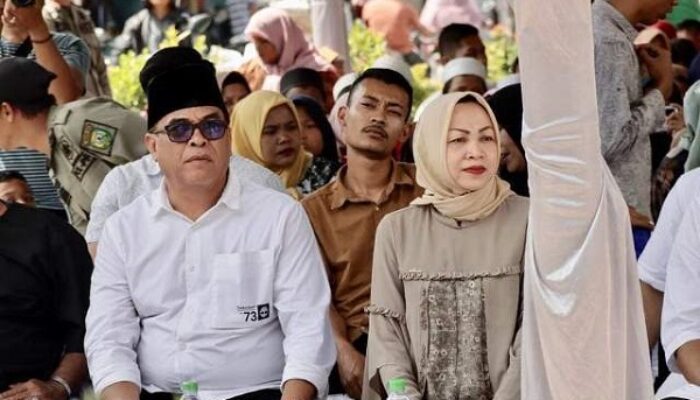 Hj Eli Mahrani Lubis Minta Restu Bupati Madina