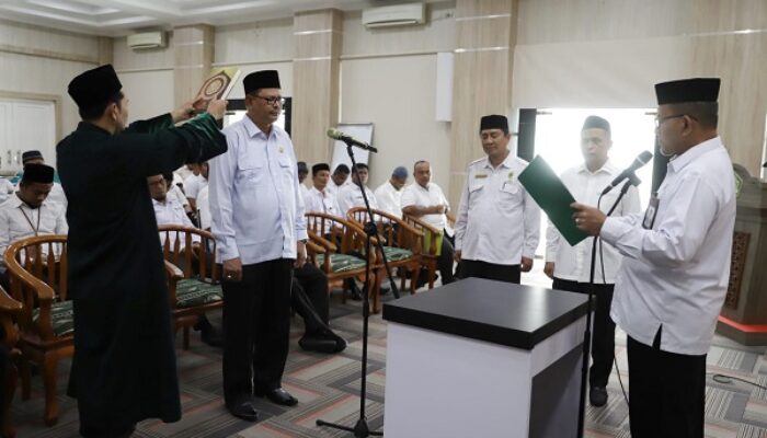 Ahmad Yani Dilantik Sebagai Kabag TU Kanwil Kemenag Aceh