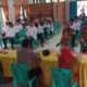 Ke-28 Cakades di Kec. Tambangan, Kab. Madina meneken pakta integritas Pilkades. Camat Tambangan Muslih S.Sos antara lain minta Cakades menghindari politik uang.Senin (14/8). Waspada/Ist