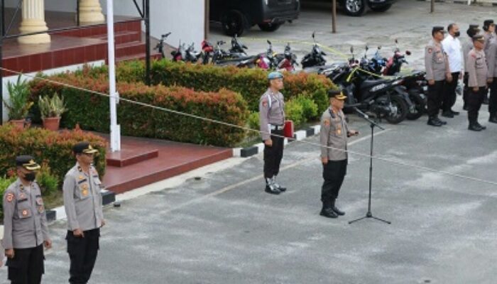 Personel Polres P.Siantar Diminta Laksanakan Program Prioritas Kapoldasu