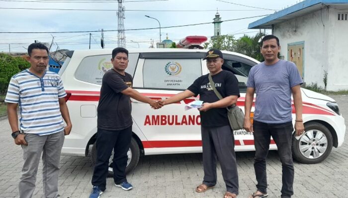 Pujakesuma Aceh Tamiang Terima Mobil Ambulans