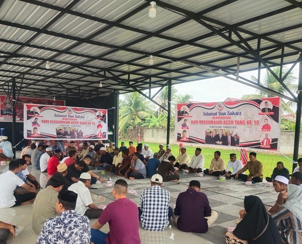 Doa Menggema Peringati Perdamaian Aceh Di Langsa