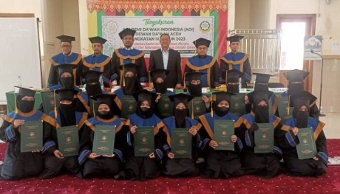 ADI Aceh Wisudakan 23 Dai Dan Daiyah Angkatan IX