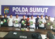 Polresta DS Tangkap Residivis Narkoba, Sabu 9,5 Kg Disita