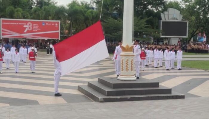 Upacara Peringatan HUT Ke-78 RI Di Langsa Meriah