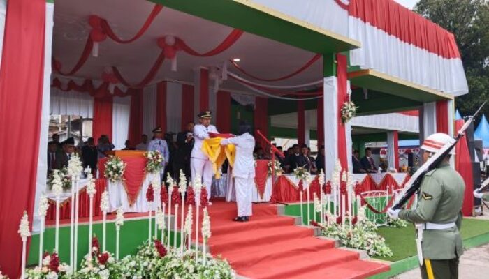 Pj Bupati Agara Irup HUT Ke-78 Proklamasi RI