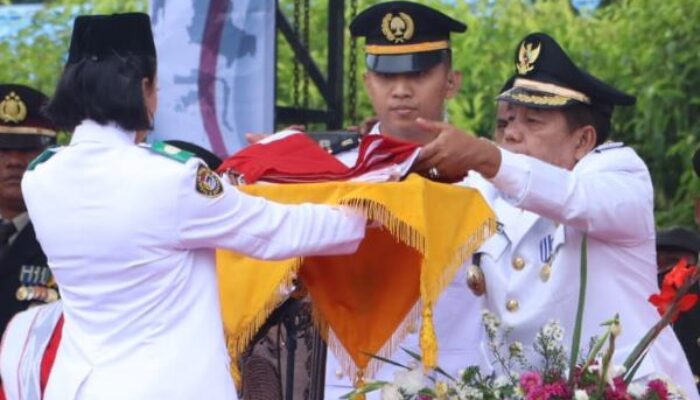 Upacara HUT Ke-78 Kemerdekaan RI Tingkat Kabupaten Simalungun Khidmat