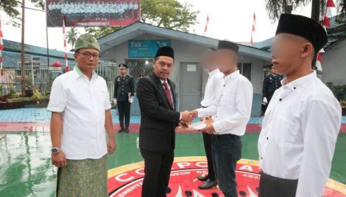 1.184 Narapidana Lapas Tebingtinggi Terima Remisi Umum