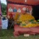 Sebagian beras 7 ton terjual di Expo Ekonomi Kreatif di pelataran Masjid Agung Nur Ala Nur Panyabungan, kemarin. Waspada/Irham H. Nasution