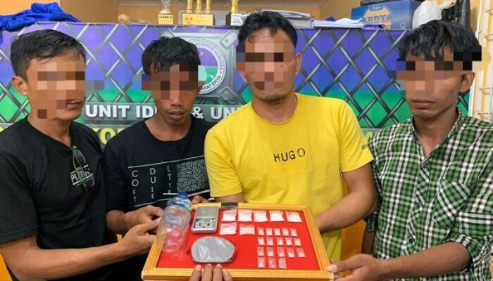 Polres Abdya Amankan Pengedar Sabu Antar Kabupaten