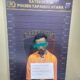 ML, 41, warga Kecamatan Tarutung, Taput tersangka penganiaya anak kandungnya ditahan di Polres Taput. Waspada/ist